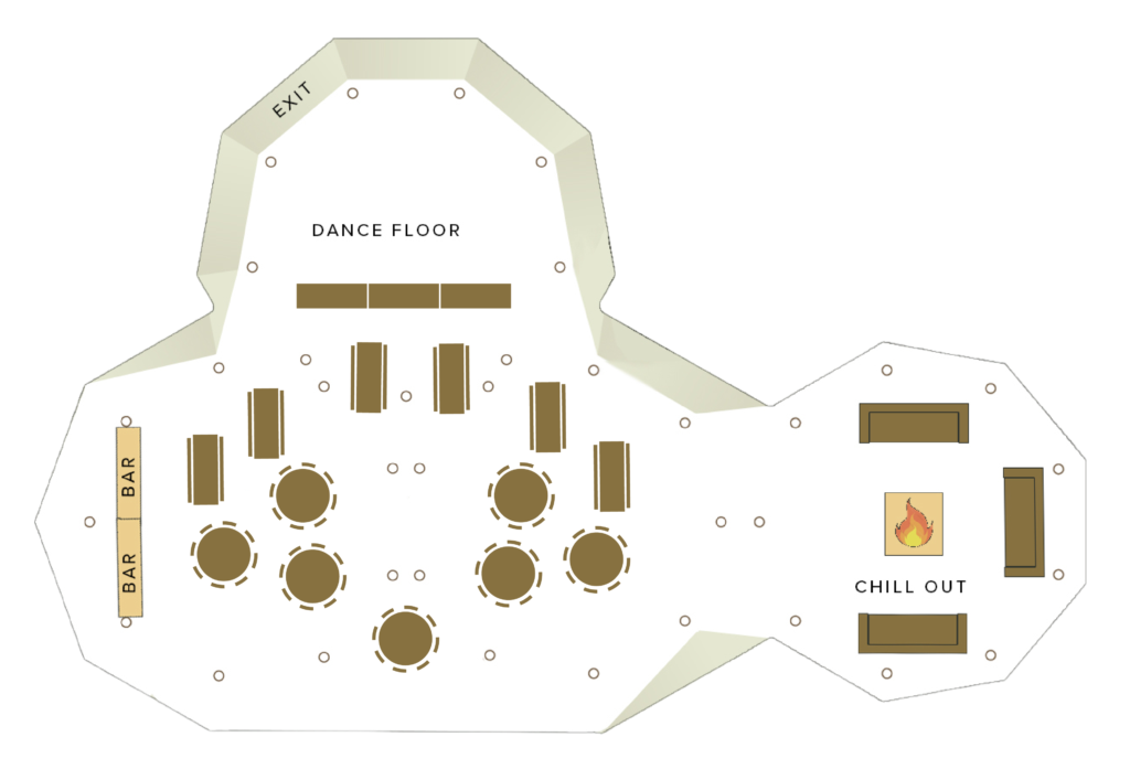 Tipi Floorplans _100 Pax Dancefloor
